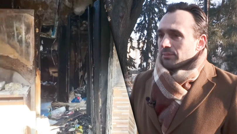 Apel pentru ajutor: O familie din Cricova a rămas fără casă în plină iarnă
