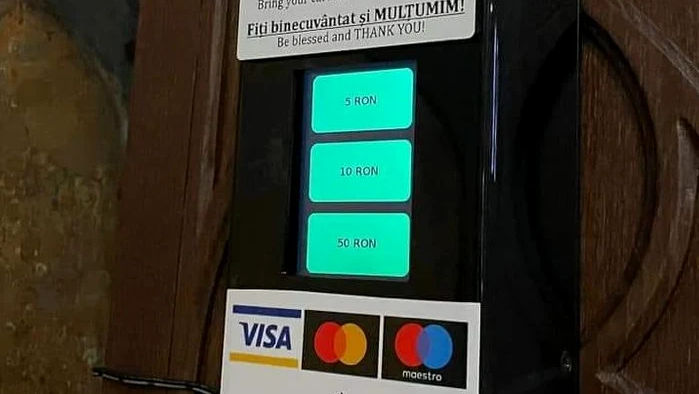 Orașul din România unde donațiile la biserică se fac și cu cardul bancar