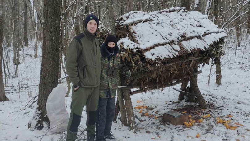 Iarna, animalele sălbatice primesc hrană de la angajaţii Moldsilva