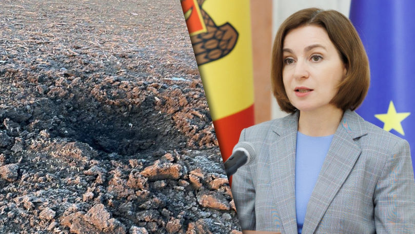 Două drone rusești au căzut pe teritoriul R. Moldova. Maia Sandu: E grav