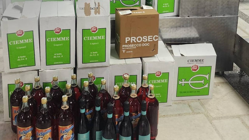 Un conațional, prins la vama Leușeni cu băuturi alcoolice nedeclarate