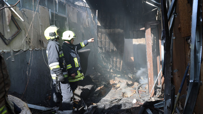 Incendiul de la restaurant: IGSU intervine pentru a lichida consecințele