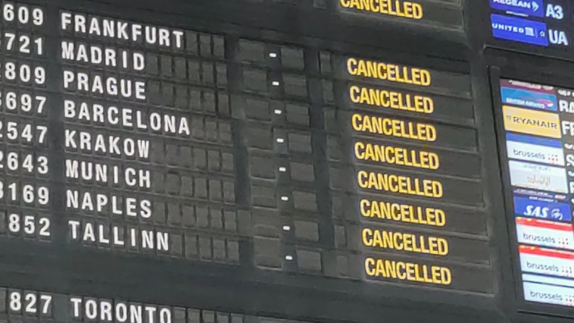 Numeroase zboruri, anulate în Belgia din cauza unei greve naționale