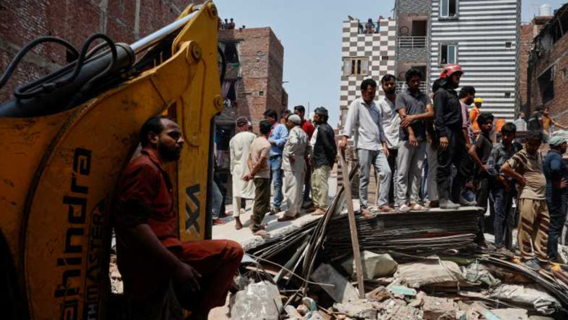 O clădire rezidențială din New Delhi s-a prăbușit: 11 persoane au murit
