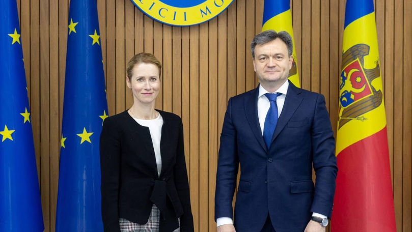 Dorin Recean a discutat cu Kaja Kallas: Construim un prezent mai bun acasă