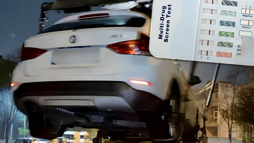Chișinău: Șoferul unui BMW, prins sub influența drogurilor la volan
