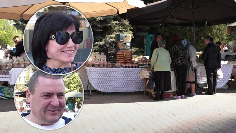 Forfotă în pieţe înainte de Paștele Blajinilor: Oamenii fac cumpărături