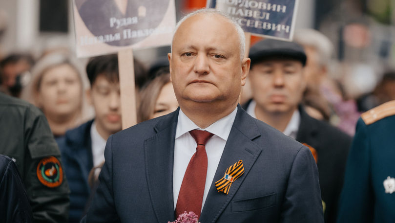 Igor Dodon, citat de Poliție pentru că a purtat panglica Sf. Gheorghe