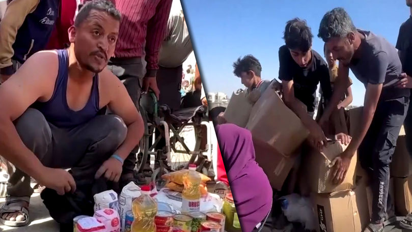 Ajutoare umanitare, distribuite în Gaza după 11 săptămâni de foamete