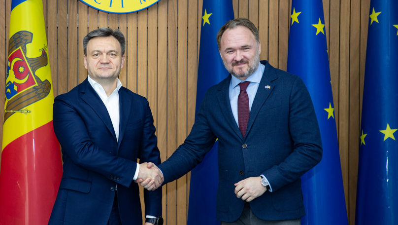 Dorin Recean s-a întâlnit cu un oficial european, aflat la Chișinău