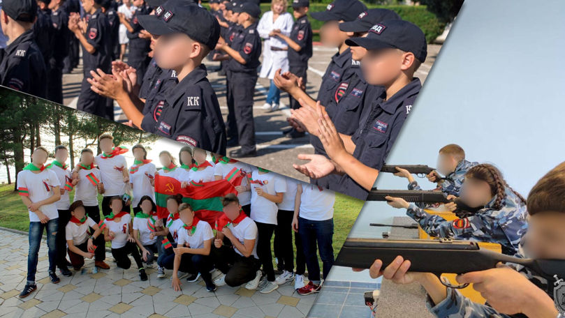 La 11 ani, „educați” pentru război. Promo-LEX: Tiraspolul îndoctrinează copiii