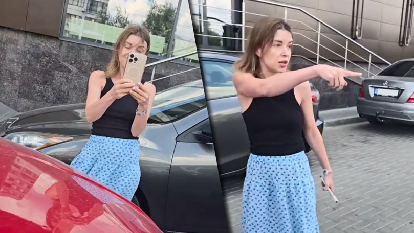 Zero respect: O ucraineancă a agresat o femeie în trafic la Chișinău