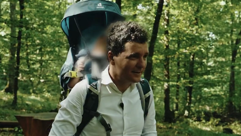 Președintele României, în drumeție la Condrița alături de familie