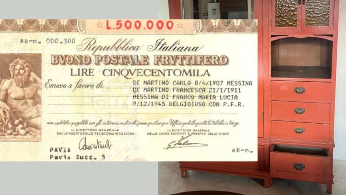 Un italian a descoperit o comoară într-un dulap vechi, cumpărat cu 200 de euro