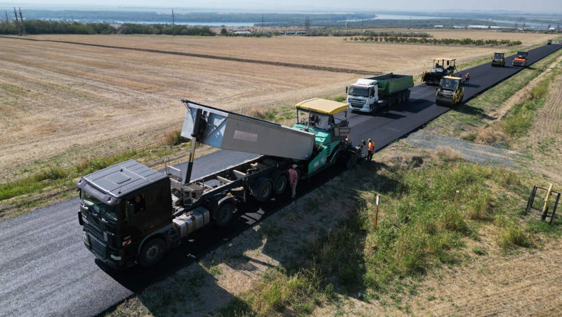 Lucrările pe drumul M3, ocolirea Slobozia Mare, au ajuns la un progres de 37%