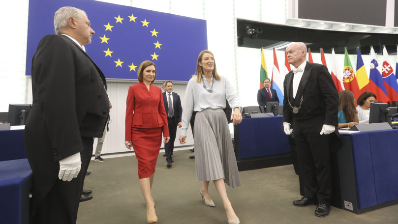 Roberta Metsola: Așteptăm cu interes deschiderea negocierilor de aderare a Moldovei