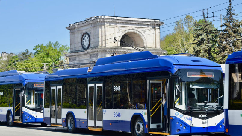 Numărul călătorilor și a rutelor de transport public din Chișinău, în creștere