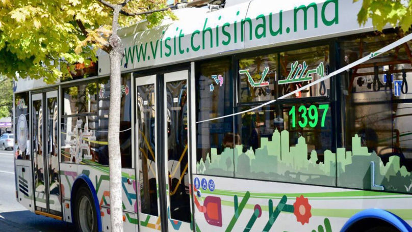 Troleibuzul turistic nu va circula sâmbătă și duminică la Chișinău