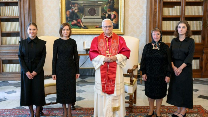 Cine a plătit pentru vizita familiei Maiei Sandu la Vatican
