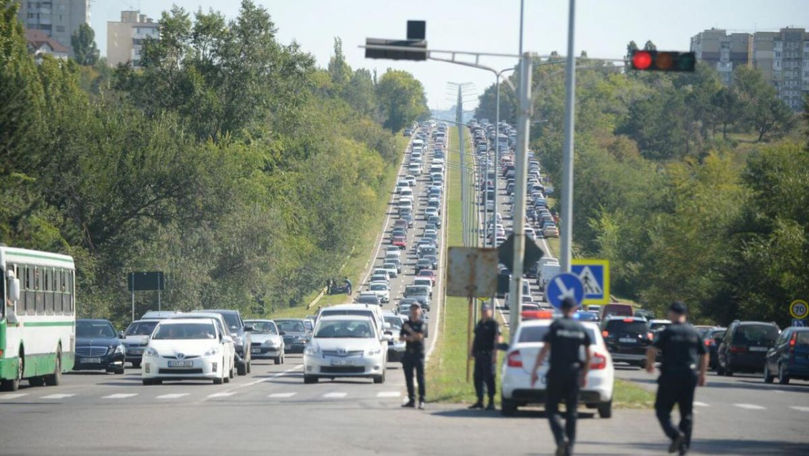 De Ziua Mondială fără Mașini, Chișinăul a rămas blocat în trafic