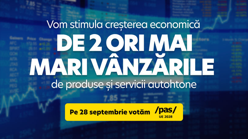 Stimularea creșterii economice – angajament PAS pentru următorii 4 ani Ⓟ