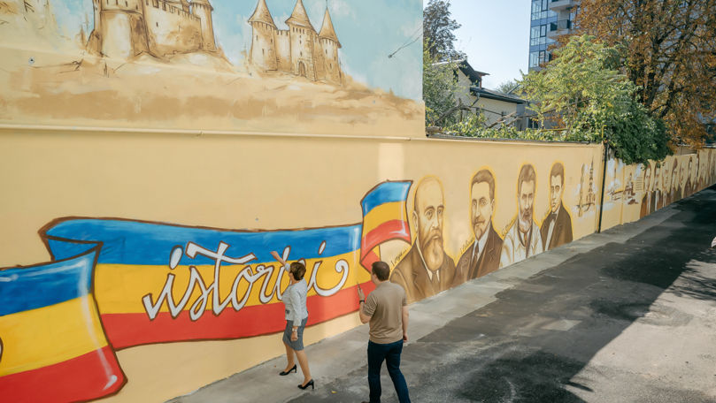 „Zidul Istoriei”, inaugurat la Liceul Gheorghe Asachi din Chișinău