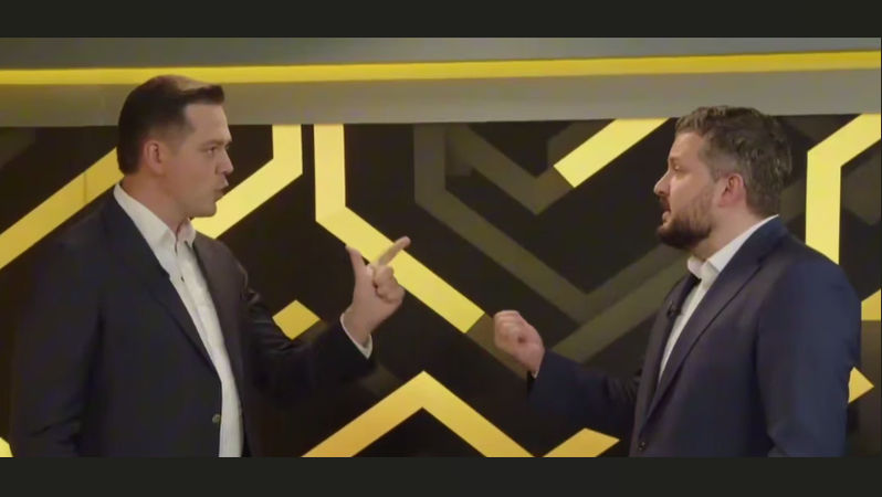Ceartă în direct între Ulianovschi și Galbur: Ești un politician slab