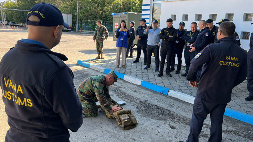 Exerciții comune de intervenție la frontiera moldo-ucraineană