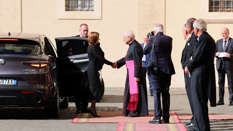 Maia Sandu a sosit la Vatican: Va fi primită în audiență de Papa Leon