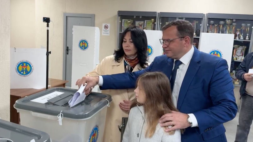 Andrei Năstase a votat alături de familie: Putem face astăzi istorie