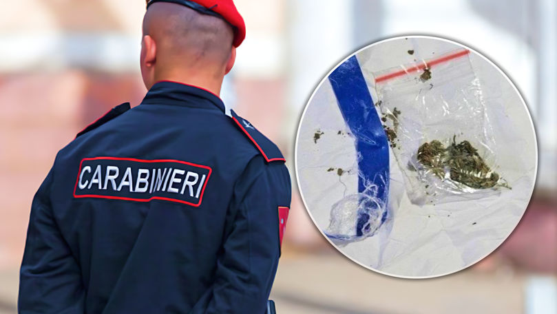 Carabinierii au prins la Edineț un tânăr cu substanțe interzise