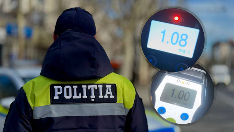 Peste 60 de șoferi în stare de ebrietate la volan, depistați în weekend