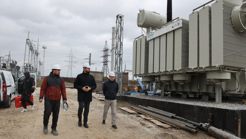 Dorin Junghietu a inspectat lucrările de la Stația Electrică Chișinău