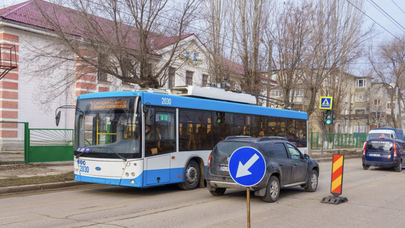 Modificări în graficul de circulație a unor rute de troleibuz în municipiul Bălți