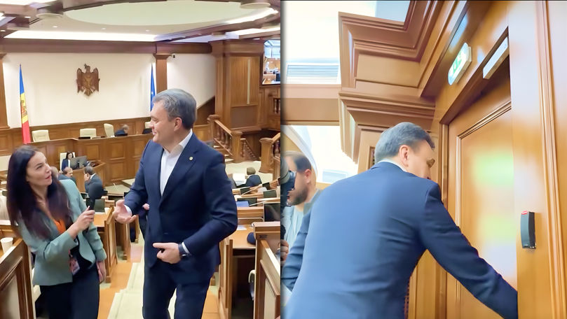 Recean, după întrebarea unei jurnaliste: Mulțumesc. Ușa e pe acolo