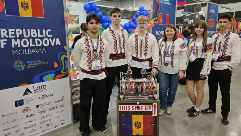 Elevii din Moldova, premiați la Olimpiada Globală de Robotică