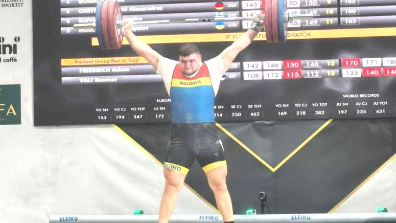 Moldova a cucerit bronzul la Campionatul European de Haltere