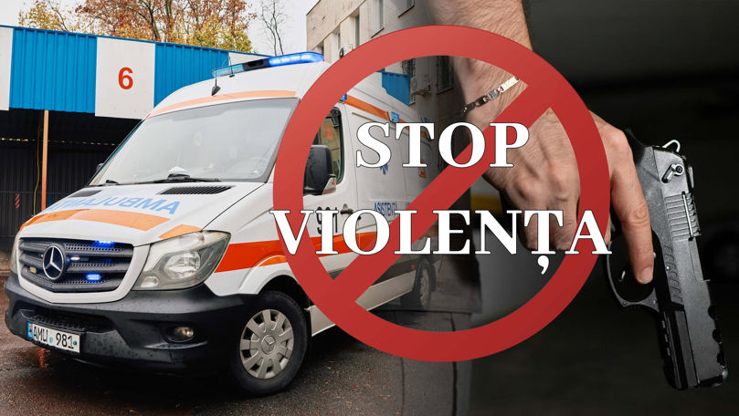 Ungheni: O echipă de medici de pe ambulanță a fost amenințată cu un pistol