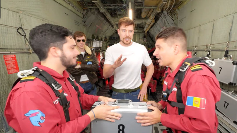 Un pilot din Moldova a ajuns în top 3 într-un concurs organizat de vloggerul MrBeast