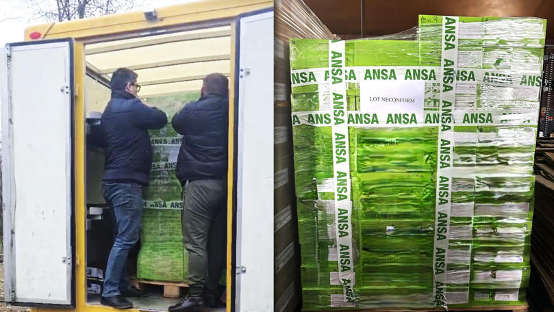 Circa 500 kg de biscuiți de import, reținuți și interziși spre comercializare