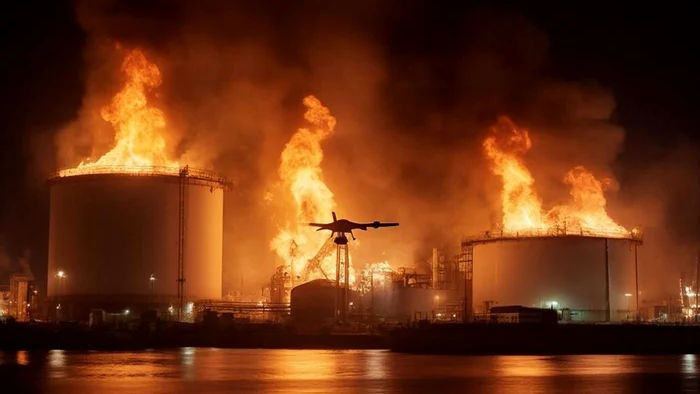 Dronele ucrainene au lovit un port din Krasnodar și cel mai mare complex chimic de gaze din lume