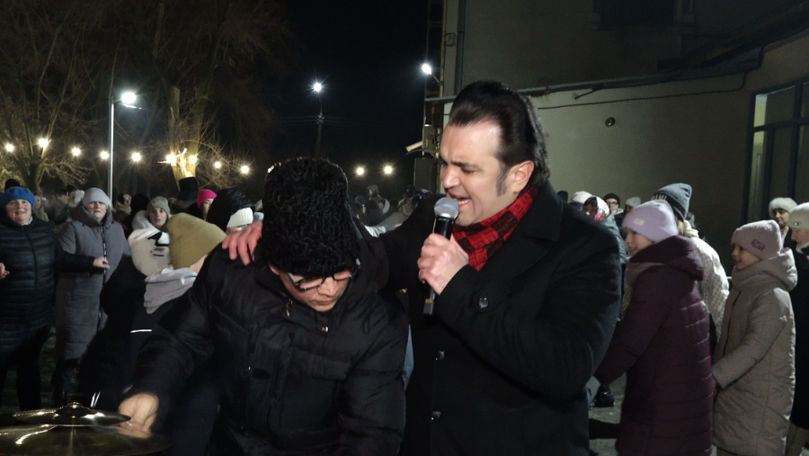 Cântece și voie bună: Satul Prepelița și-a luat rămas-bun de la sărbătorile de iarnă