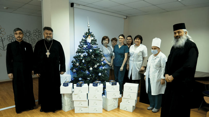 Copiii internați la Spitalul Clinic Bălți au primit cadouri