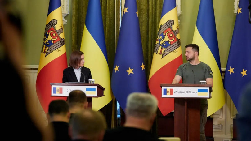 Zelenski: Ucraina și Republica Moldova își coordonează pașii pentru aderarea la UE