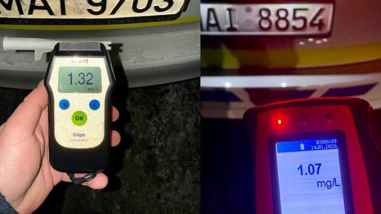 Pericol în trafic: Mai mulți șoferi, depistați în stare de ebrietate la volan