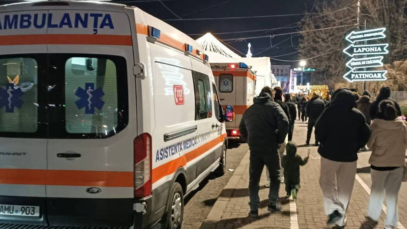 O femeie din Chișinău a ajuns la spital: A alunecat pe gheață