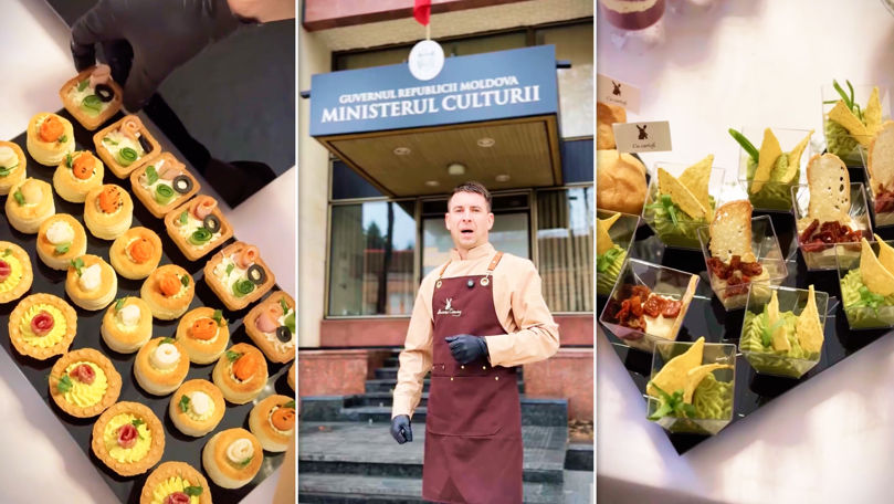 Fourchette pentru 40 de oameni la Ministerul Culturii: Ce mâncare au servit invitații