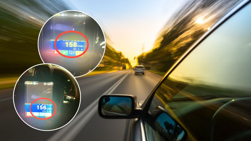 Doi șoferi, prinși cu peste 150 km/h pe centura Chișinăului