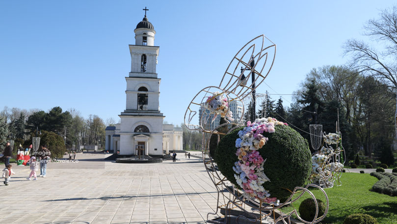 Decor pascal și atmosferă de sărbătoare în Capitală