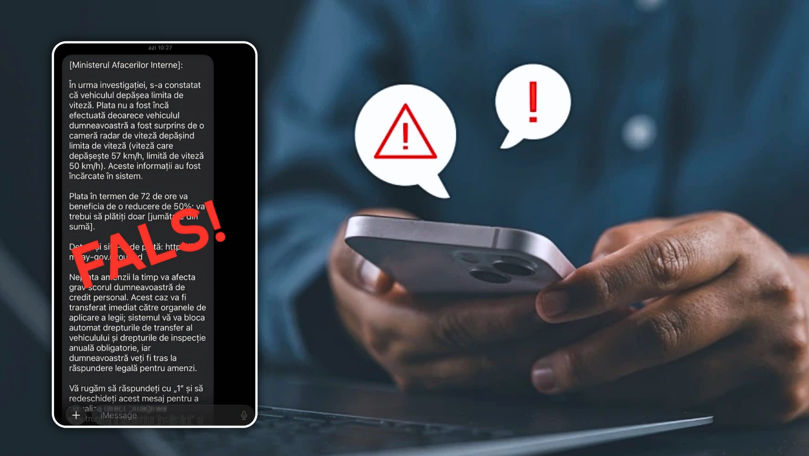 Șoferii din Moldova, vizați de o nouă escrocherie prin SMS. Avertismentul Poliției